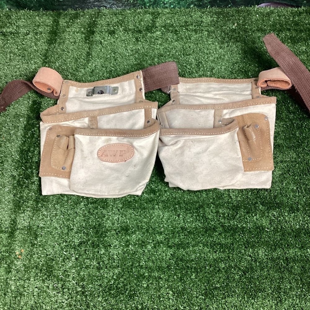 Leather & Canvas Tool Belt Apron